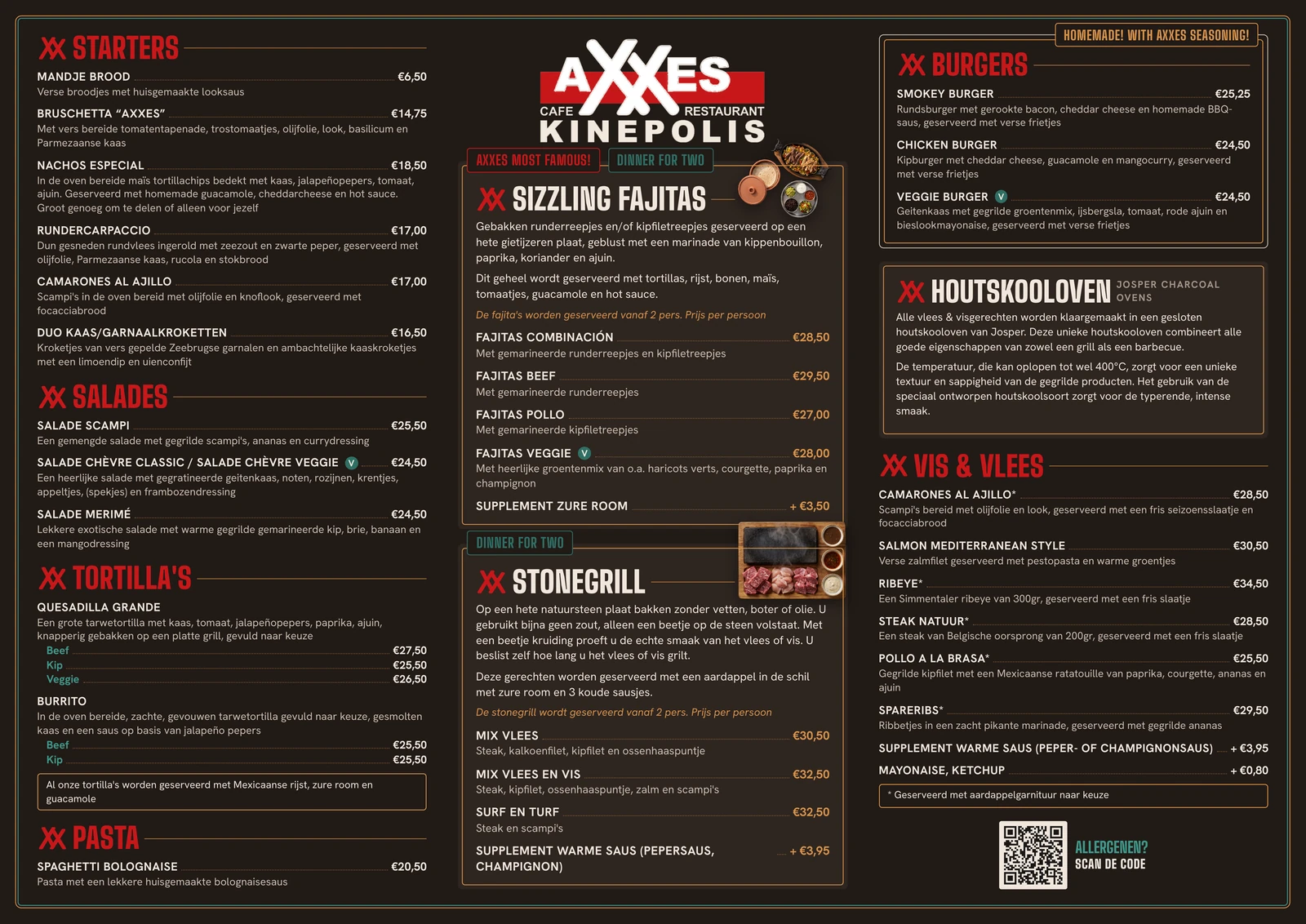 Placemat in donkerbruin, avondsfeer