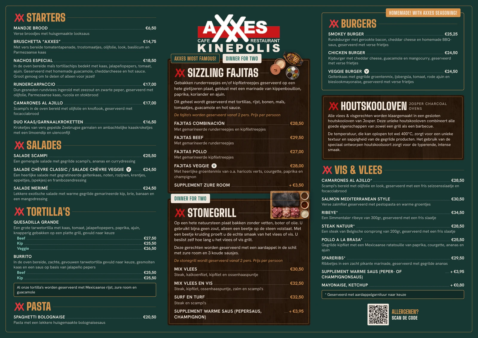 Placemat in donker petrol