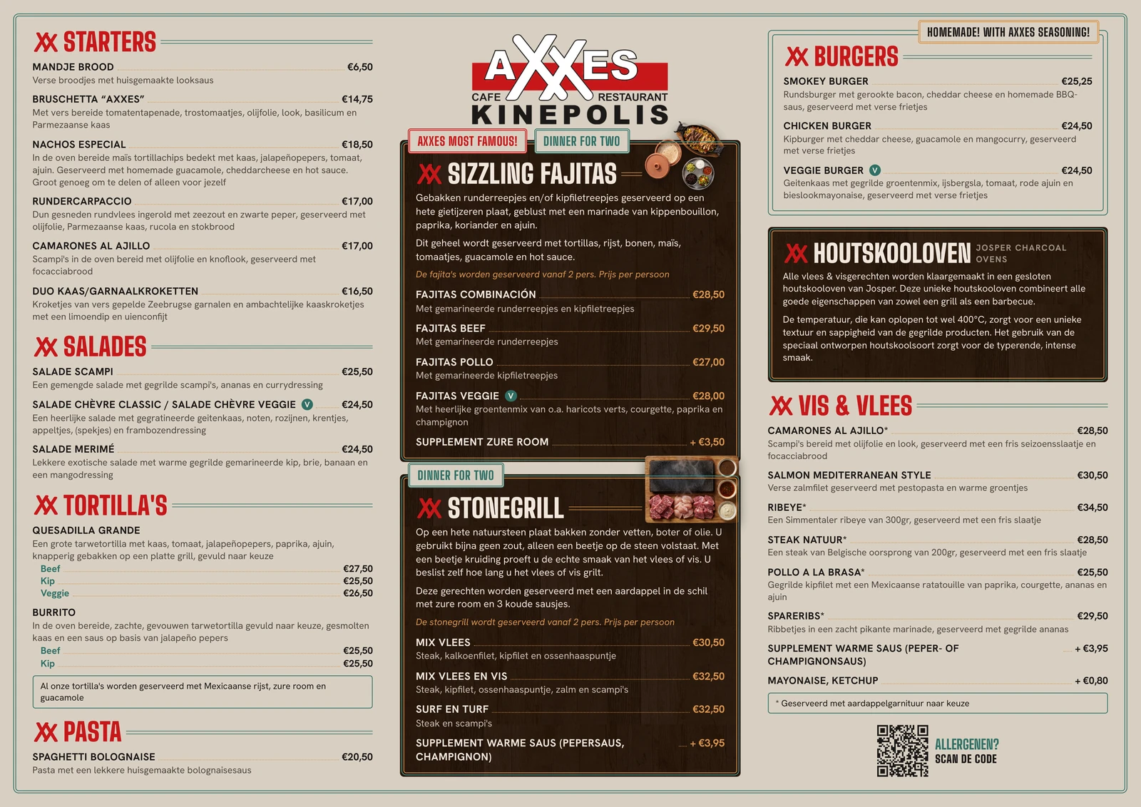 Placemat in lichtgrijze steentint